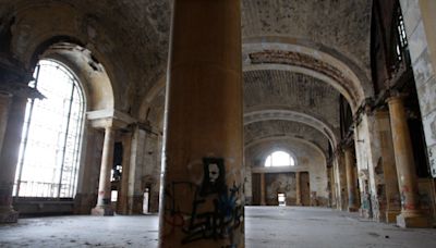 From decay to dazzling. Ford restores grandeur to former eyesore Detroit train station