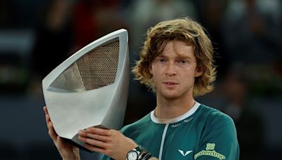 La brutal confesión de Rublev tras ser campeón en el Masters 1000 de Madrid: "Dentro de mí, solo hay medicación"