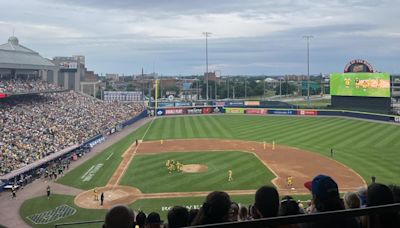 Banana ball takes over Sahlen Field