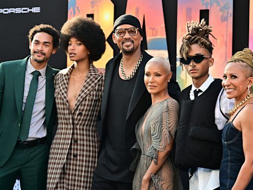 Will Smith makes rare red carpeting outing with Jada Pinkett Smith, 3 children: See photos