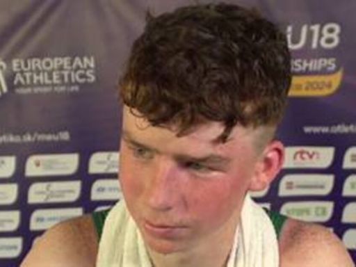 Séamus Clarke wins race walk silver at European U-18 Championships