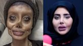 ‘Zombie Angelina Jolie’ reveals real face for first time after release from Iranian prison