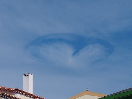 Das nuvens-coração ao duplo arco-íris, os observadores registam os fenómenos naturais em Portugal