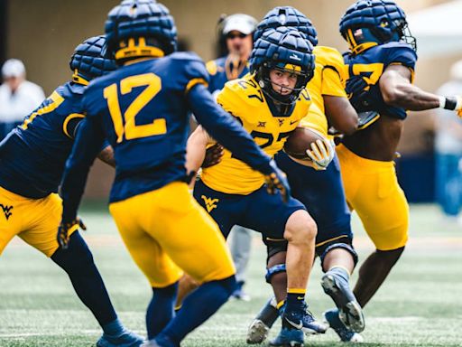 Gold knocks off Blue 34-24 in West Virginia spring game