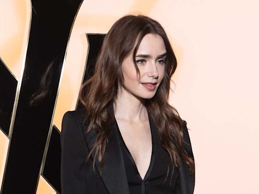 Lily Collins Debuts Dramatic Hair Transformation on the Red Carpet