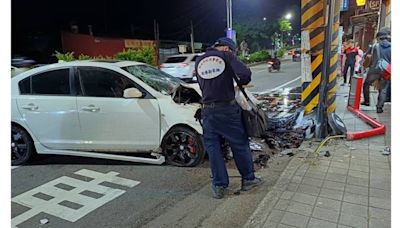 淡水汽車連撞3機車 肇事男疑抽毒菸恍神釀1死2重傷