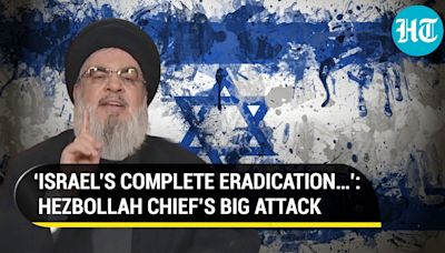 Hezbollah Chief Fires At Israel Over Gaza War; ‘Cancerous Tumor Must Be Removed…’ | Watch