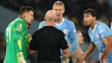 Manchester City charged by FA after players surround referee against Spurs