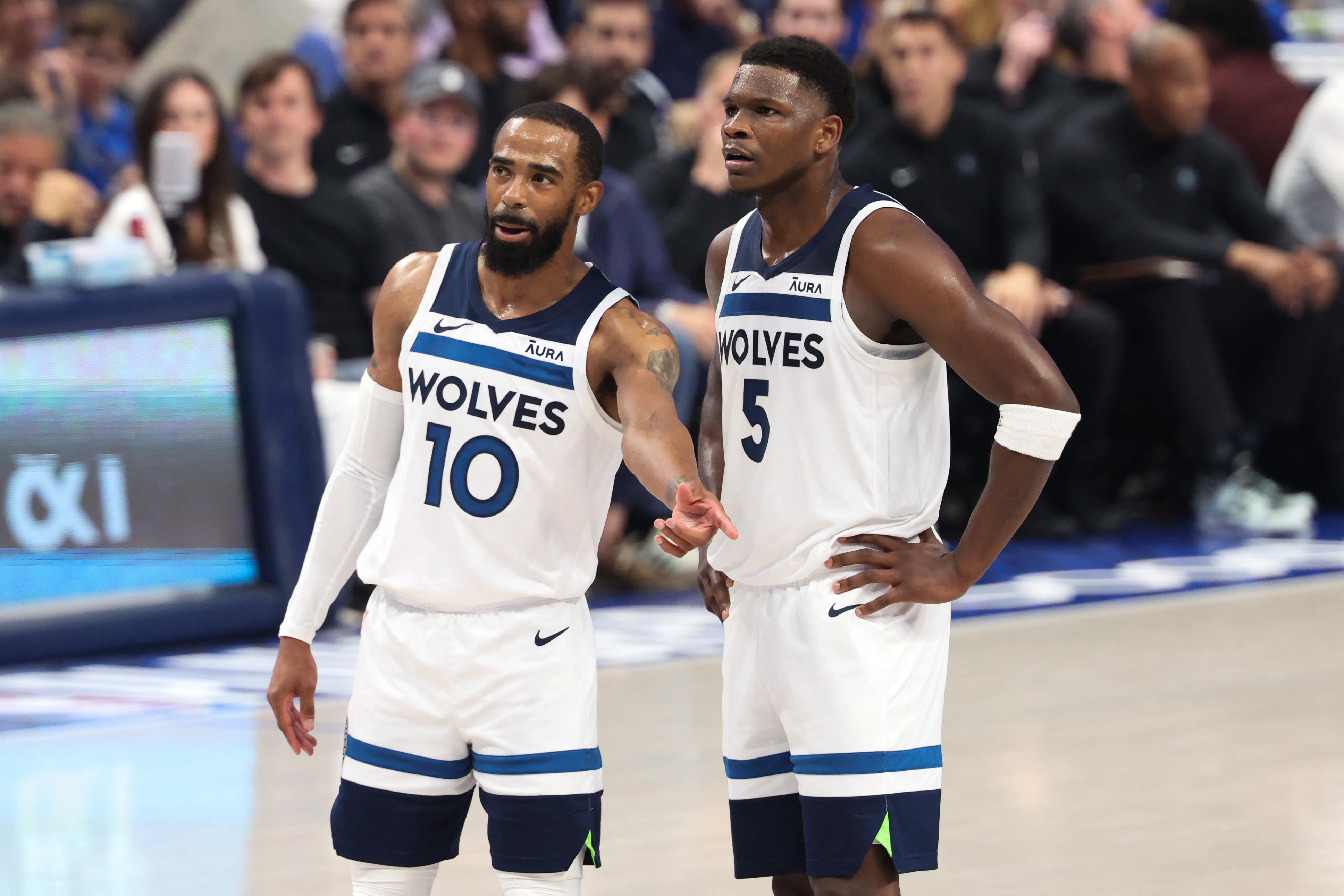 Mike Conley reaggravated his injury in Game 4 against Dallas, and the Timberwolves had nowhere else to turn