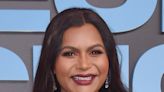 Mindy Kaling Shows off Photoshoot Process in Blue Outfit and Feather Heels