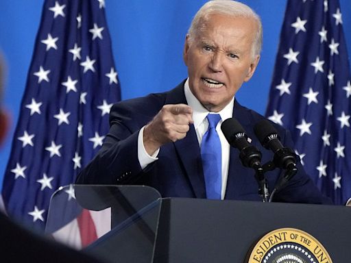 Biden anuncia pacto de tres puntos de ayuda de la OTAN a Ucrania y confunde a Putin con Zelenski