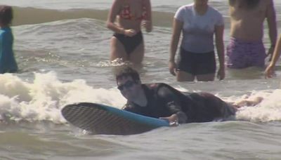 Surf's Up! The 25th annual inclusive surf camp took place in Port A on Saturday