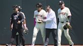 Melvin provides Lee injury update after Giants outfielder exits game