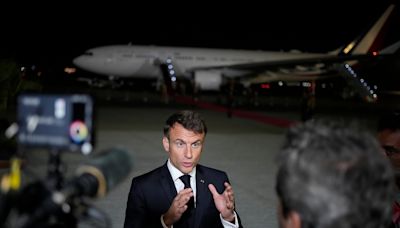 Macron heads to Germany to showcase harmony at tumultuous time for EU allies