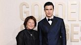 Charles Melton Brought His Mother, Sukyong, As His Date to the Golden Globes