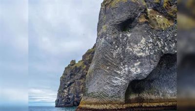 Visiting Iceland's Elephant Rock, which bears uncanny resemblance to an elephant!