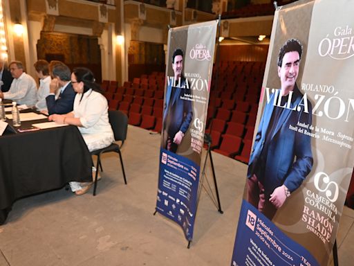 Anuncian gala de ópera del tenor Rolando Villazón en Torreón