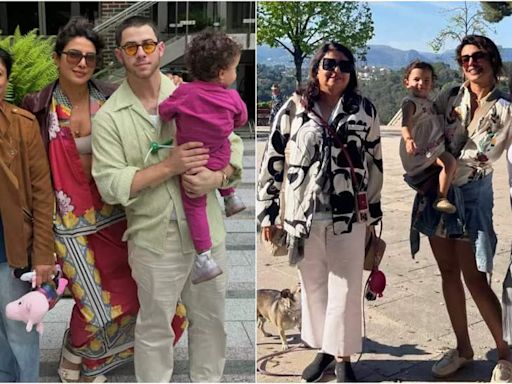 Priyanka Chopra celebrates Mother's Day with Nick Jonas, Malti Marie, Madhu Chopra, Denise Jonas, shares a heartfelt note - Times of India