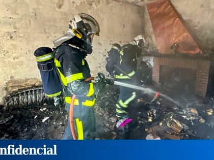 Un incendio en un edificio en la calle Gaztambide de Madrid ocasiona cinco heridos leves