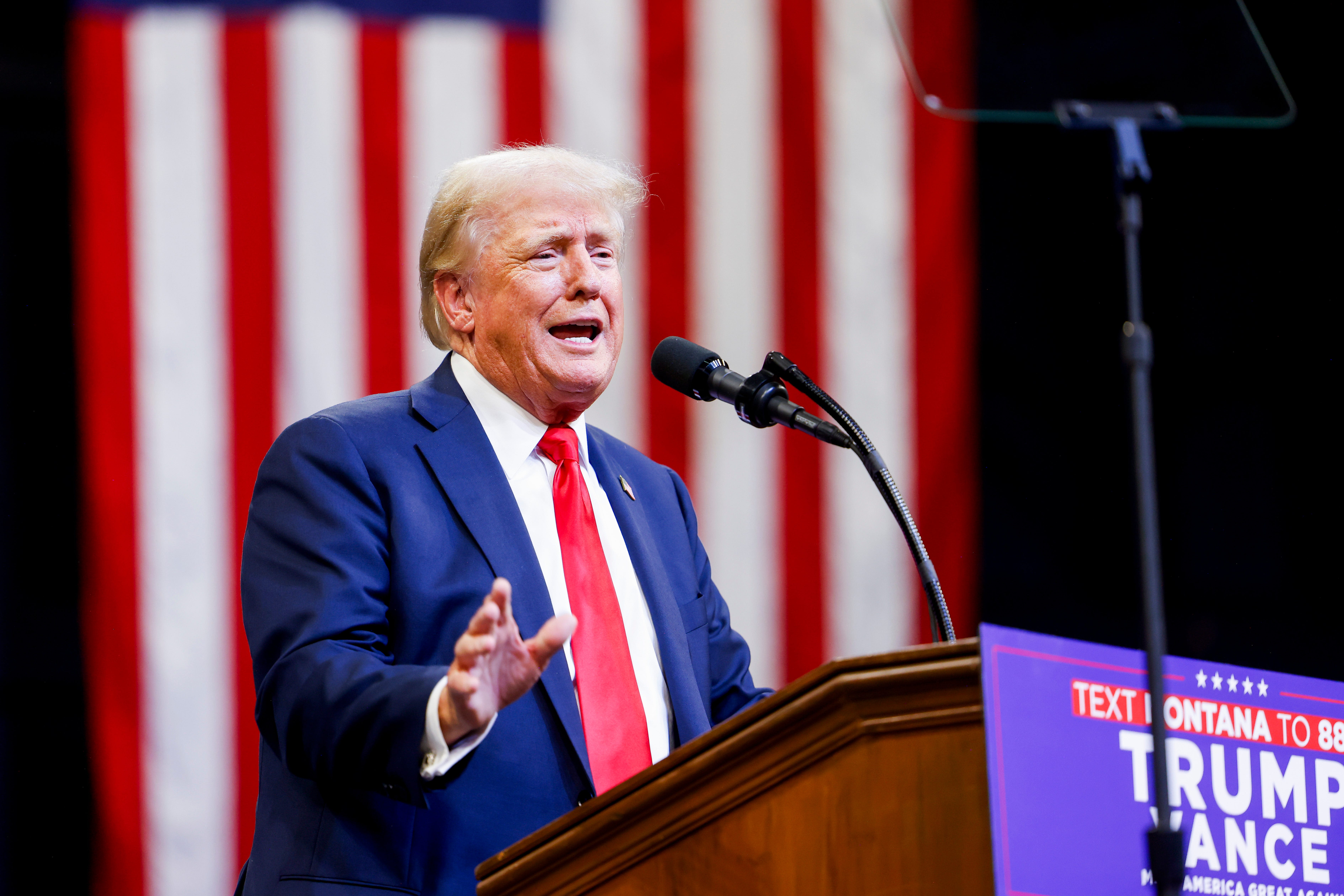 Trump rallies thousands in Bozeman in support of GOP Senate candidate Tim Sheehy