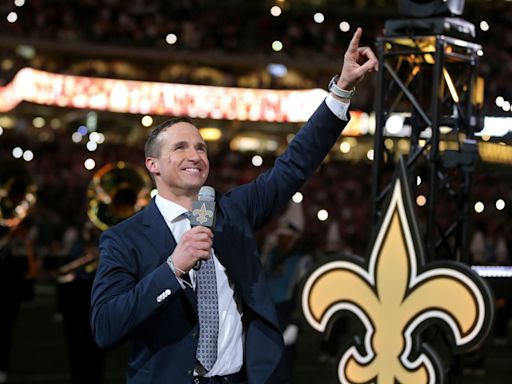 Drew Brees selected for New Orleans Saints’ team Hall of Fame