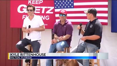 Matt Gaetz hosts campaign rally with Second Amendment activist Kyle Rittenhouse