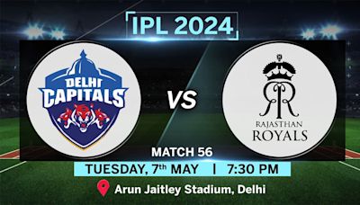 IPL 2024, DC vs RR Live Score: Rajasthan Royals look to secure playoff spot, Delhi Capitals fight for survival