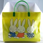 【震撼精品百貨】Miffy 米菲兔米飛兔~黃色防水透明手提袋『Miffy拍手』