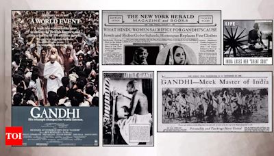How well did the world know Gandhi before 1982? | India News - Times of India