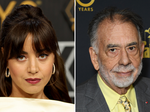 Aubrey Plaza responde a los rumores sobre la nueva película de Francis Coppola: “No necesita que lo defienda”