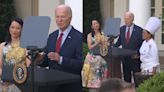 Biden takes aim at Trump's legacy at AANHPI Heritage Month event