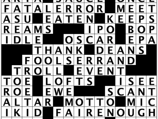 Off the Grid: Sally breaks down USA TODAY's daily crossword puzzle, Isn't It Ironic?