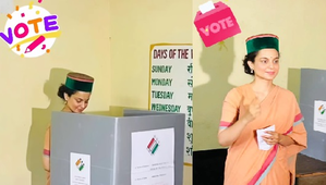 Kangana Ranaut casts her vote, urges all to take part in festival of democracy - The Shillong Times