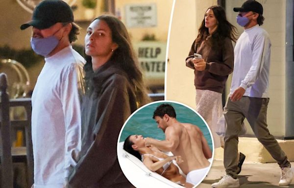 Leonardo DiCaprio reunites with girlfriend Vittoria Ceretti after her steamy shoot with Theo James
