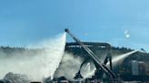 Firefighters battle blaze at Schnitzer Steel in North Portland