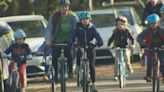 Abernethy Elementary students start daily Bike Bus program in southeast Portland