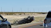 Wrong-way driver, rollover crash closes US 95 northbound, north of Las Vegas