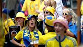 Sweden fans in full voice in Sheffield ahead of semi-final showdown with England