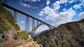 The £150m new railway bridge that's the world's highest at 359m above ground