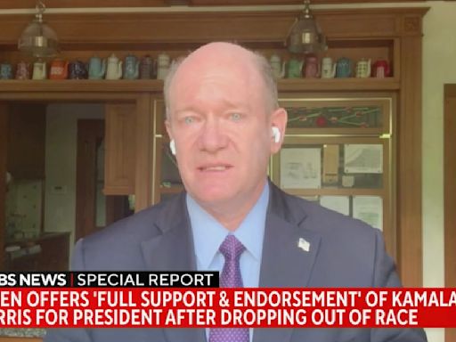 Biden’s BFF Chris Coons Weeps on Air Over Prez Quitting