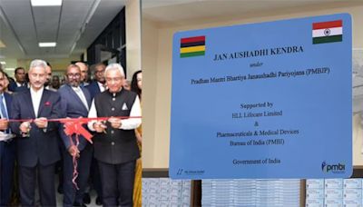 EAM Jaishankar launches first overseas Jan Aushadhi Kendra in Mauritius