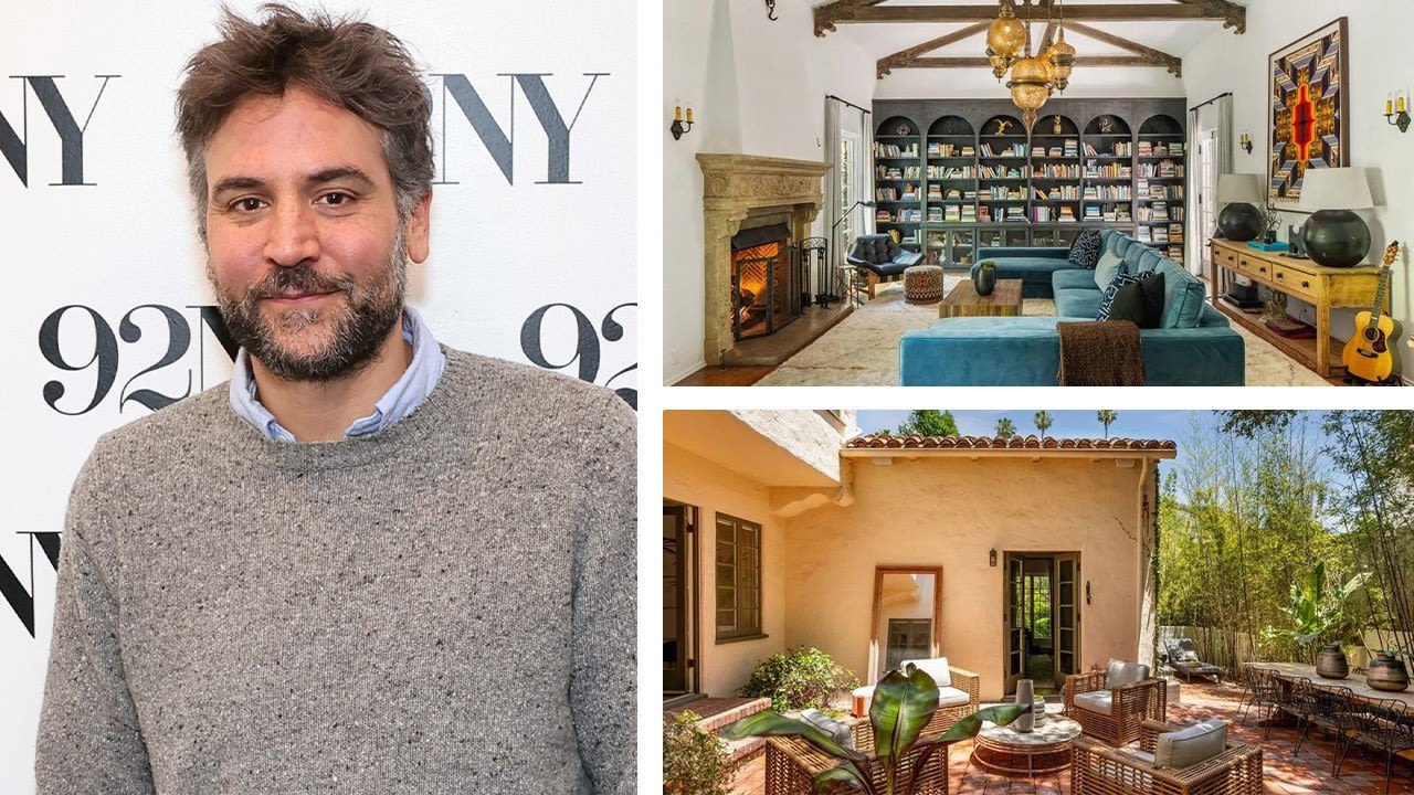 Charm Abounds at Actor Josh Radnor's $3.8M Spanish-Style Abode in L.A.