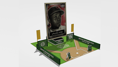 Giant baseball card of Satchel Paige coming to Busch Stadium