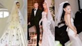 From Angelina Jolie to Hailey Bieber, iconic wedding dresses of Hollywood stars - see pics