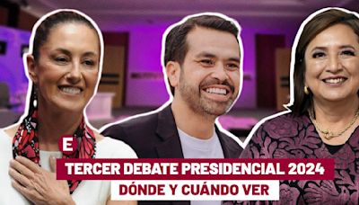 Tercer debate presidencial: Cuándo y dónde ver EN VIVO