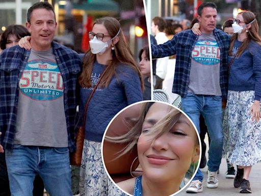 Ben Affleck spends time with his kids in LA as Jennifer Lopez is in a ‘long weekend mood’ in NYC