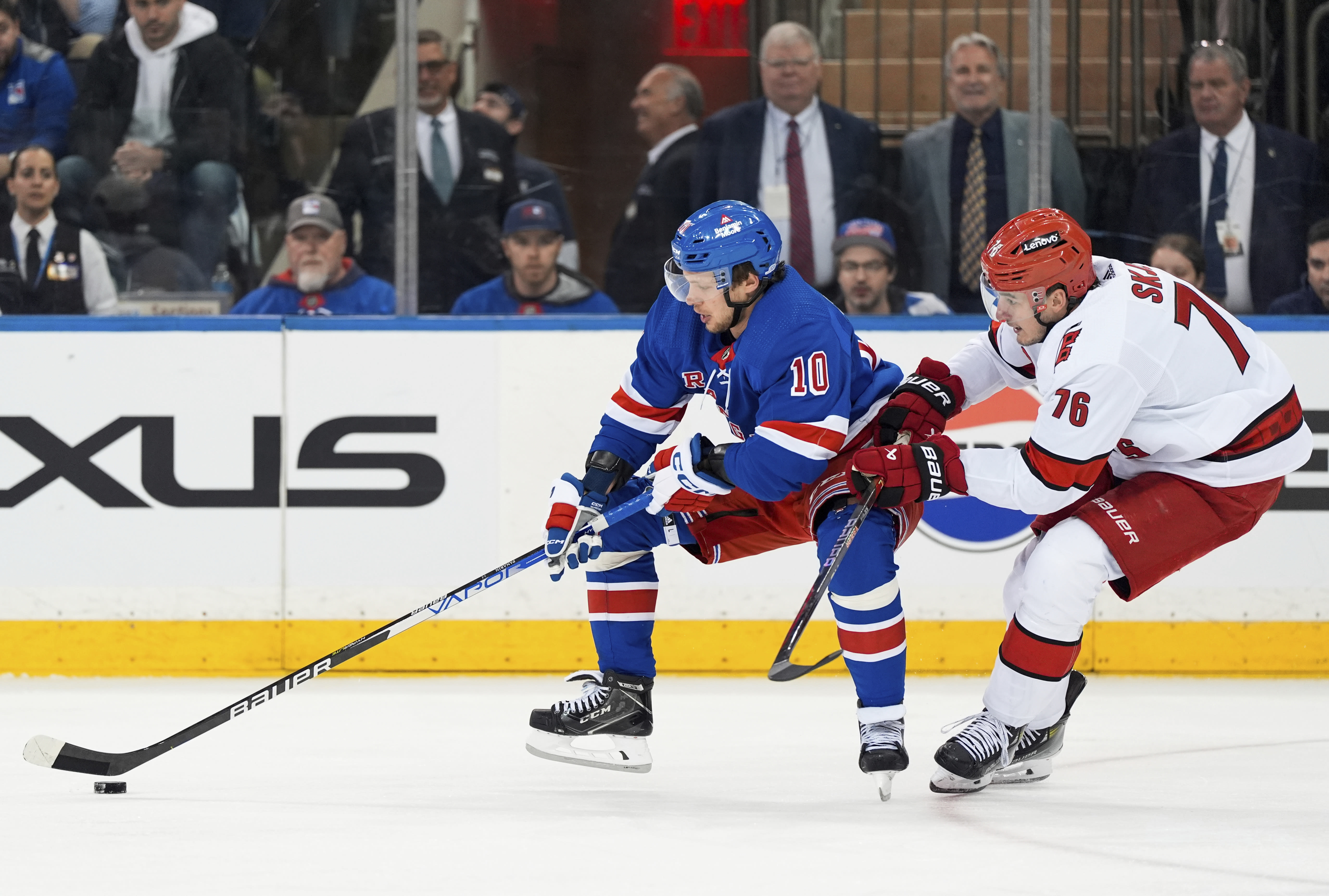 Trocheck's power-play goal lifts Rangers to 4-3 win over Hurricanes in 2OT for 2-0 series lead