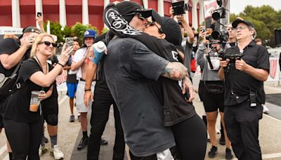 Kourtney Kardashian kisses Travis Barker at Run Travis Run 5K in LA