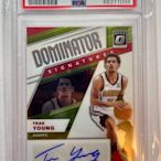 2019-20 Donruss Optic Trae Young Dominator Signatures Auto 99/吹羊簽PSA10分