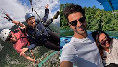 From paragliding in Interlaken to enjoying Rhine Falls; Pics from Divyanka Tripathi and Vivek Dahiya’s thrilling European vacation